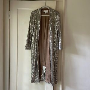 Anthro Sequins Jacket Top